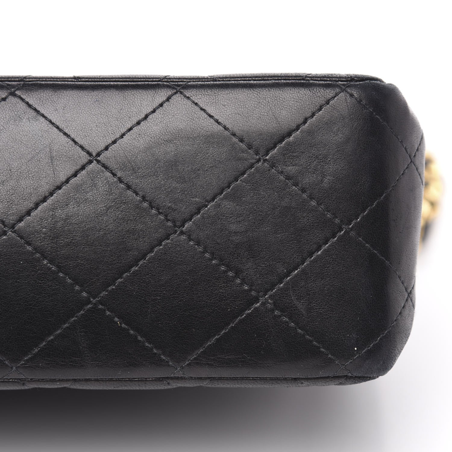 Chanel Lambskin Quilted Jumbo Single Flap Black 11 of 15