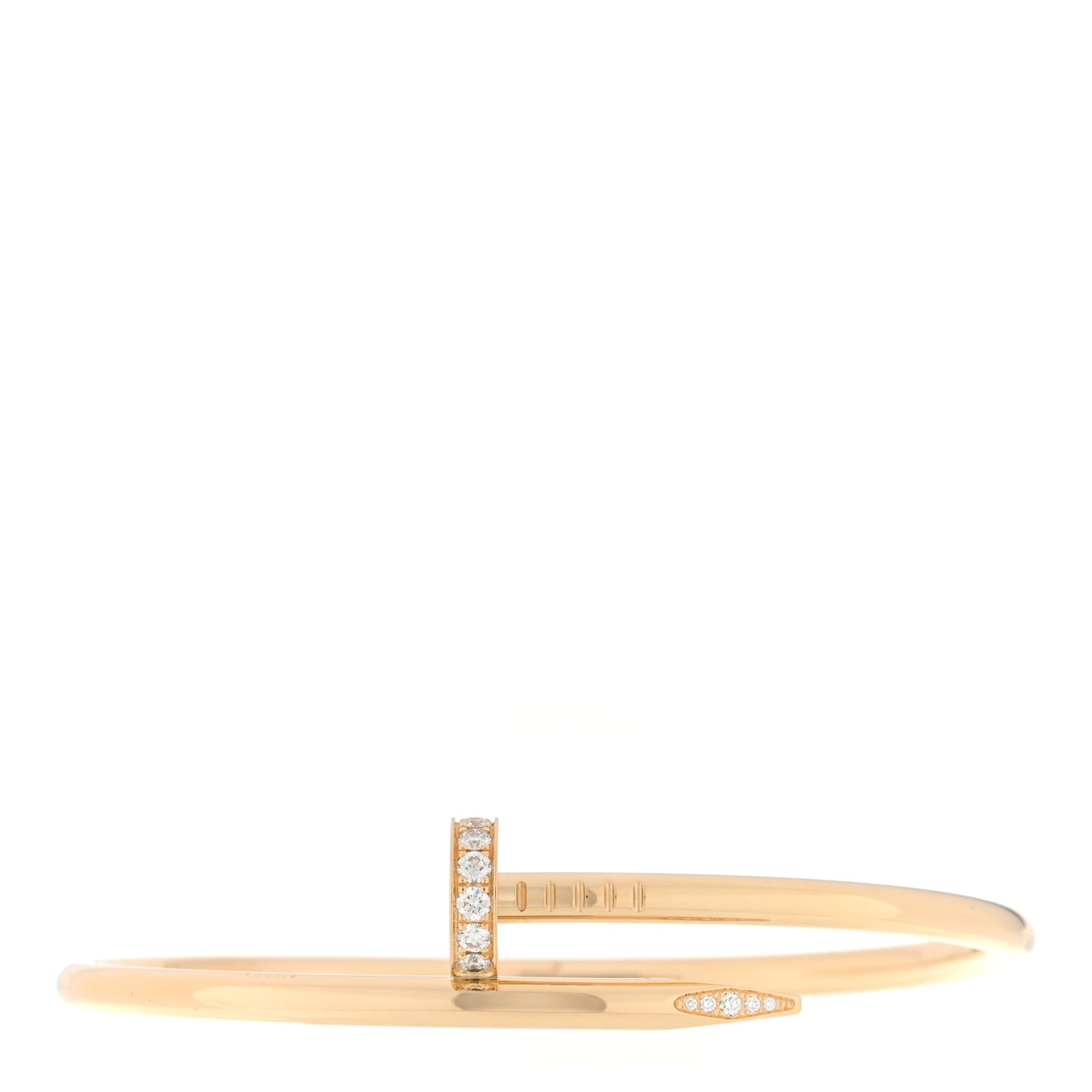 18K Yellow Gold Diamond Juste Un Clou Bracelet 18