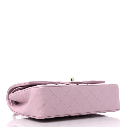 Chanel Caviar Quilted Medium Double Flap Light Pink 4 of 9