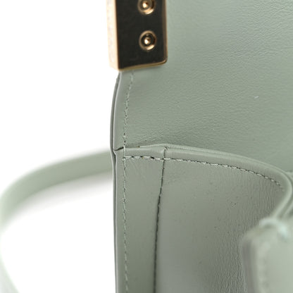 Chanel Calfskin Quilted Medium Boy Flap Light Green 12 of 12