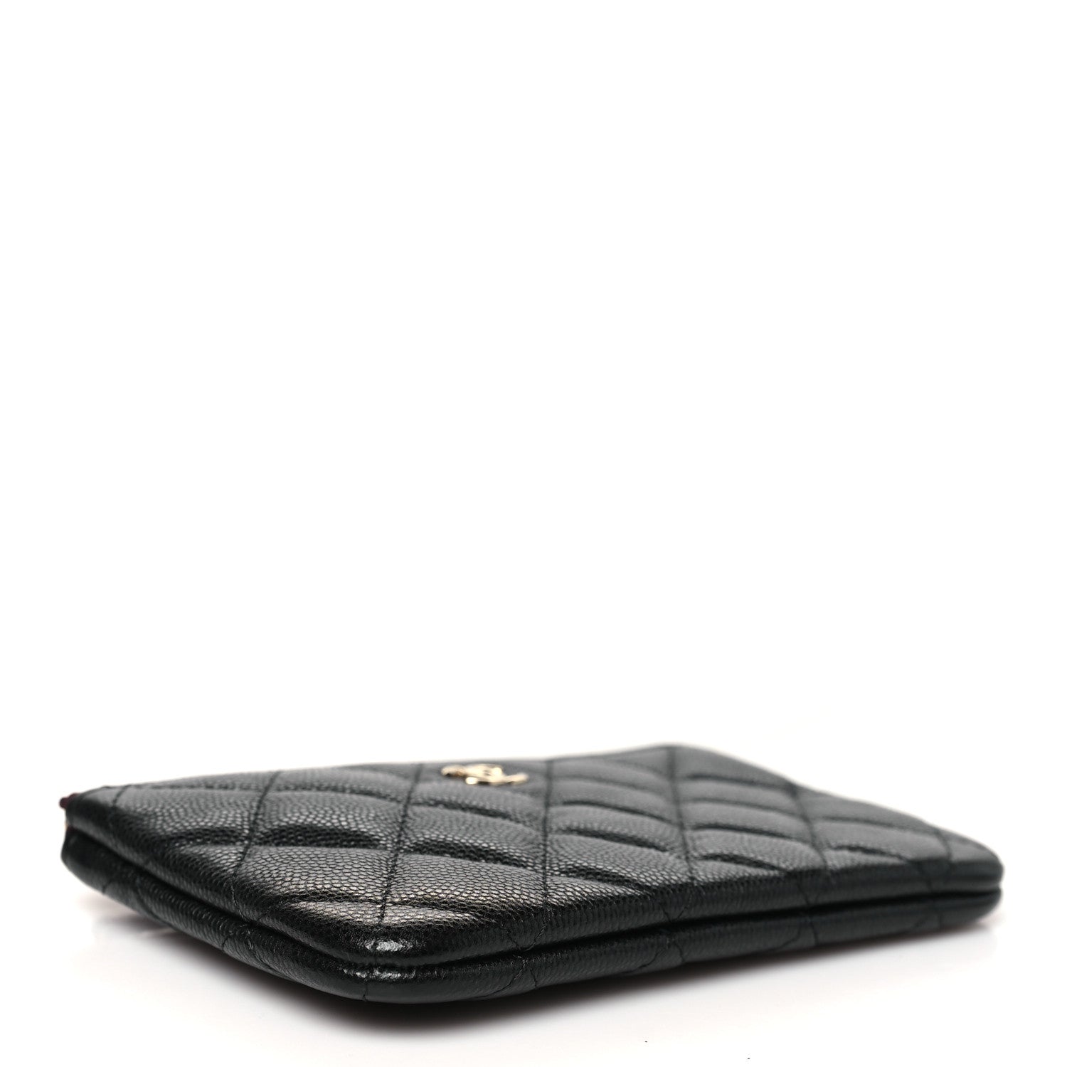 Chanel Caviar Quilted Small Cosmetic Case Black 4 of 8