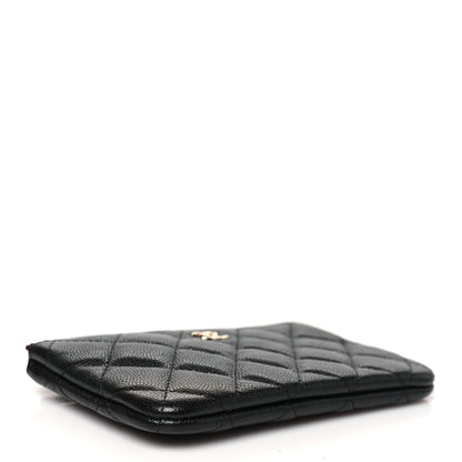 Chanel Caviar Quilted Small Cosmetic Case Black 4 of 8