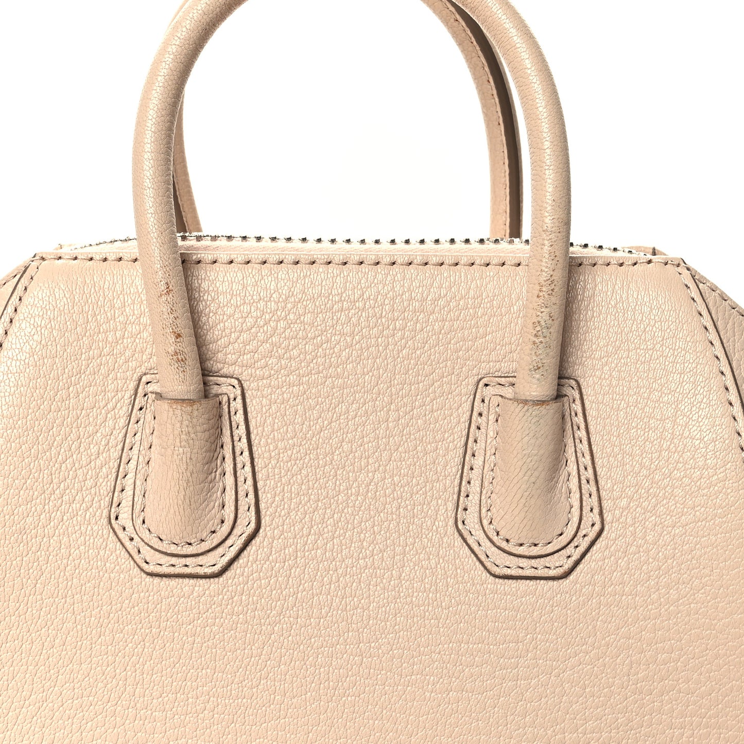 Sugar Goatskin Mini Antigona Nude Pink