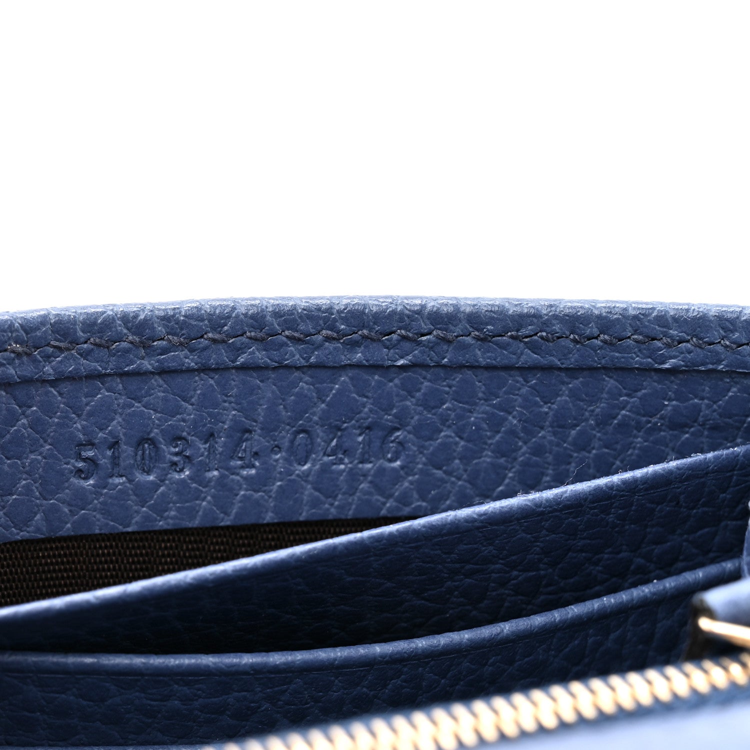 Gucci Dollar Calfskin Interlocking G Chain Wallet Caspian 7 of 12