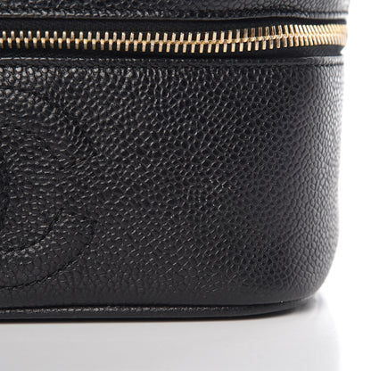 Chanel Caviar Vanity Cosmetic Case Black 9 of 16