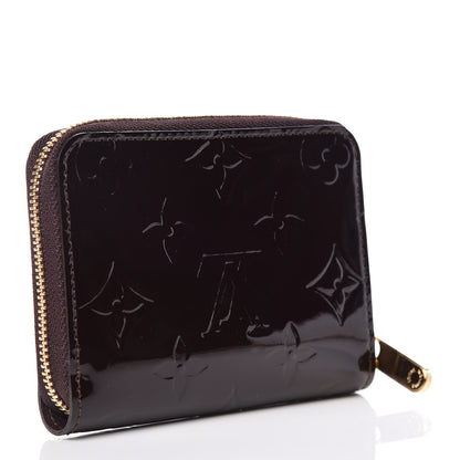 Louis Vuitton Vernis Zippy Coin Purse Wallet Amarante 3 of 7