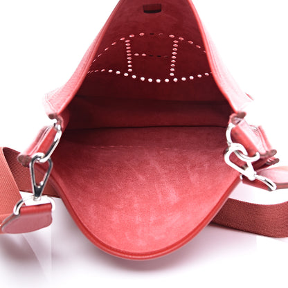 Hermes Taurillon Clemence Evelyne III GM Rouge Garance 4 of 13
