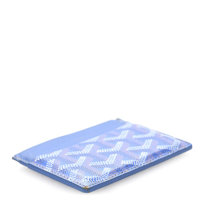 Goyard Goyardine Saint Sulpice Card Holder Sky Blue 4 of 9