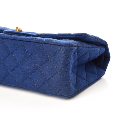 Chanel Jersey Quilted 2.55 Reissue 225 Flap Blue 6 of 9