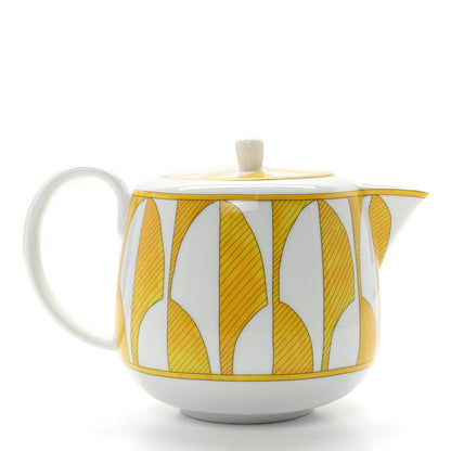 Hermes Porcelain Soleil d'Hermes Tea Pot 3 of 9