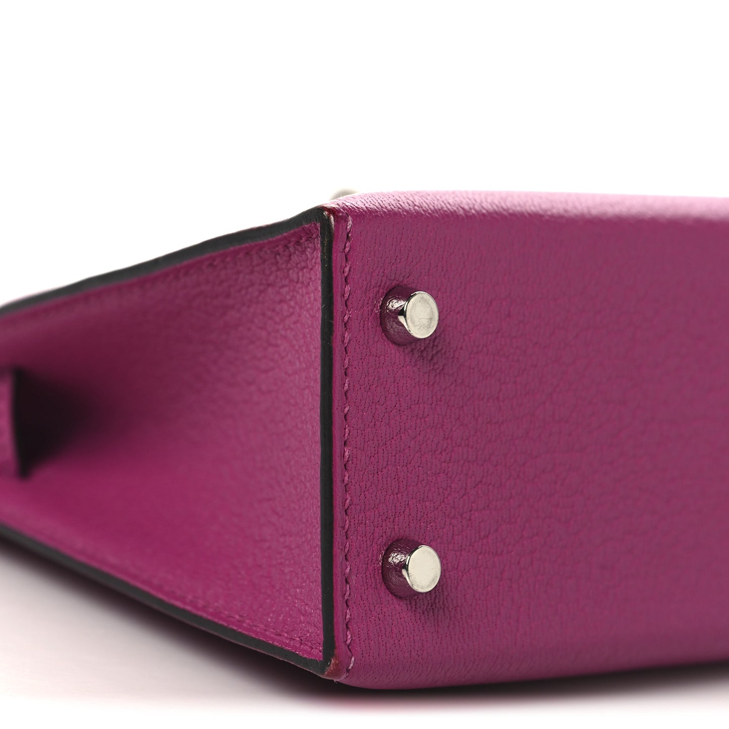 Chevre Mysore Mini Kelly Sellier 20 Rose Pourpre