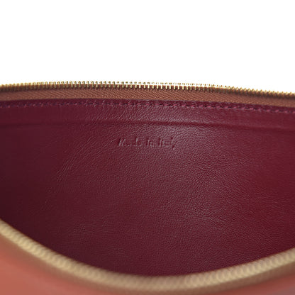 Celine Lambskin Bi-Color Solo Clutch Pouch Terracotta 6 of 12