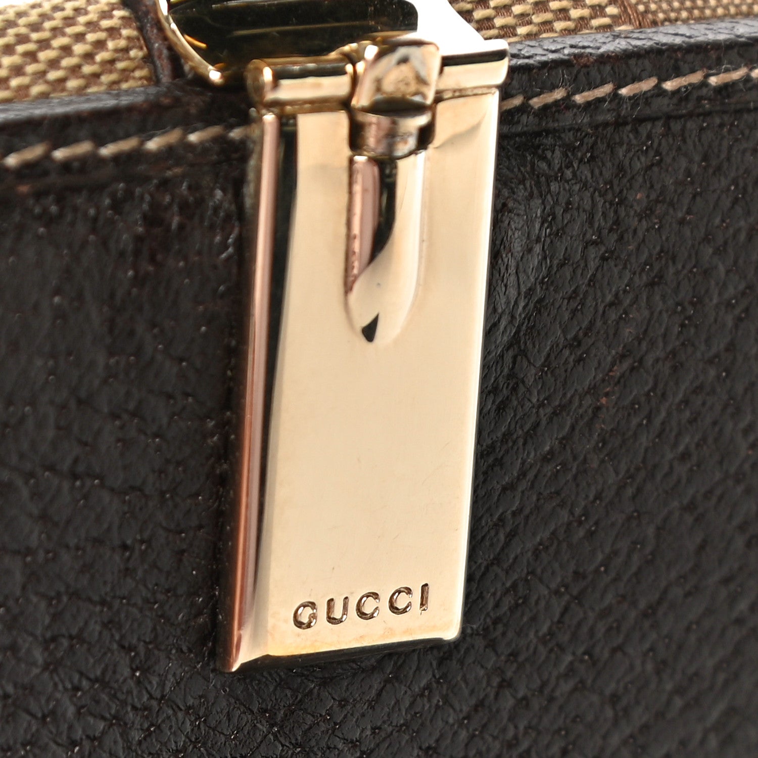 Gucci Horsebit Canvas Buckle Compact Wallet Brown 8 of 19