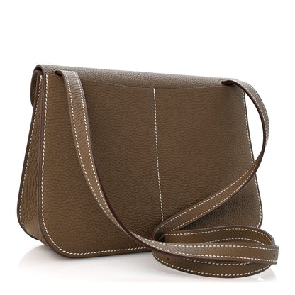 Hermes Taurillon Clemence Halzan 25 Etoupe 3 of 12