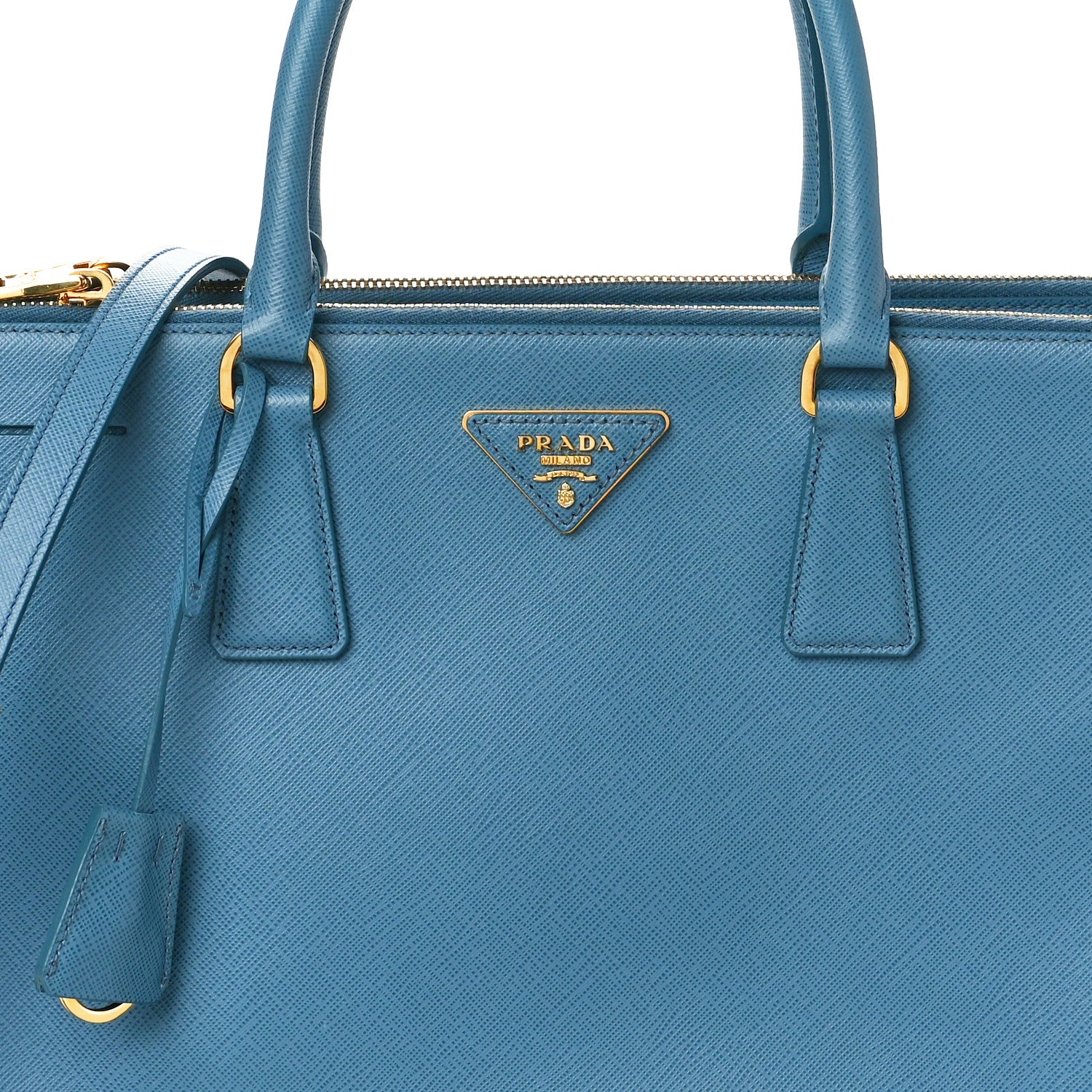 Prada Saffiano Medium Galleria Double Zip Tote Astrale 7 of 9