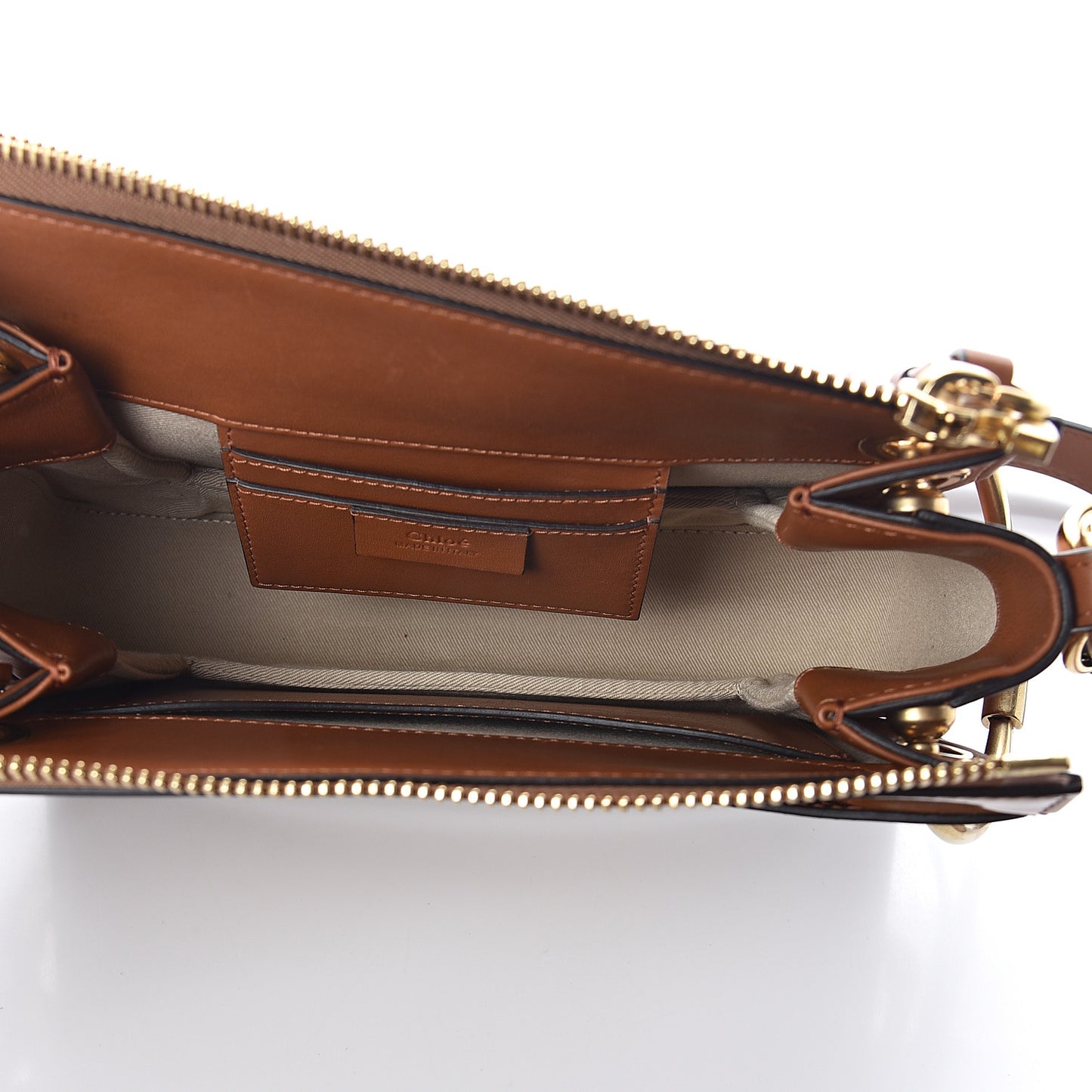 Patent Small Roy Bag Caramel