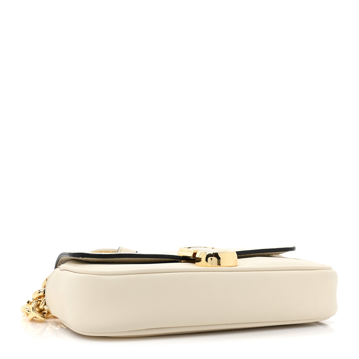 Calfskin Mini The J Marc Shoulder Bag Cloud White