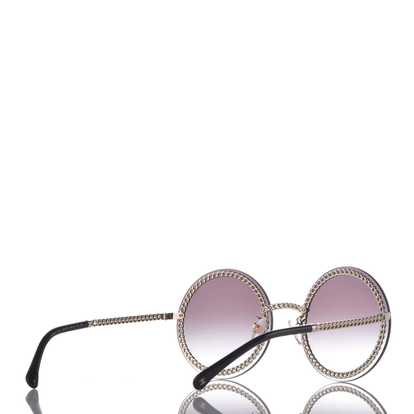 Round Chain Sunglasses 4245 Gold