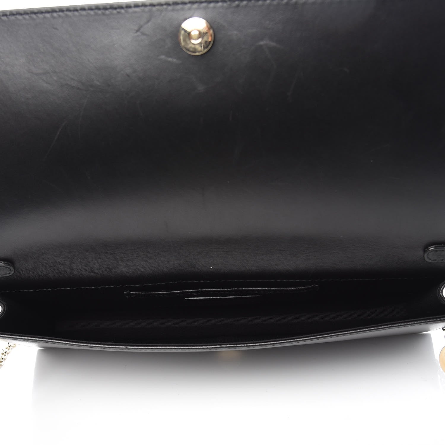 Christian Dior Lambskin Cannage Lady Dior Convertible Clutch Black 5 of 11