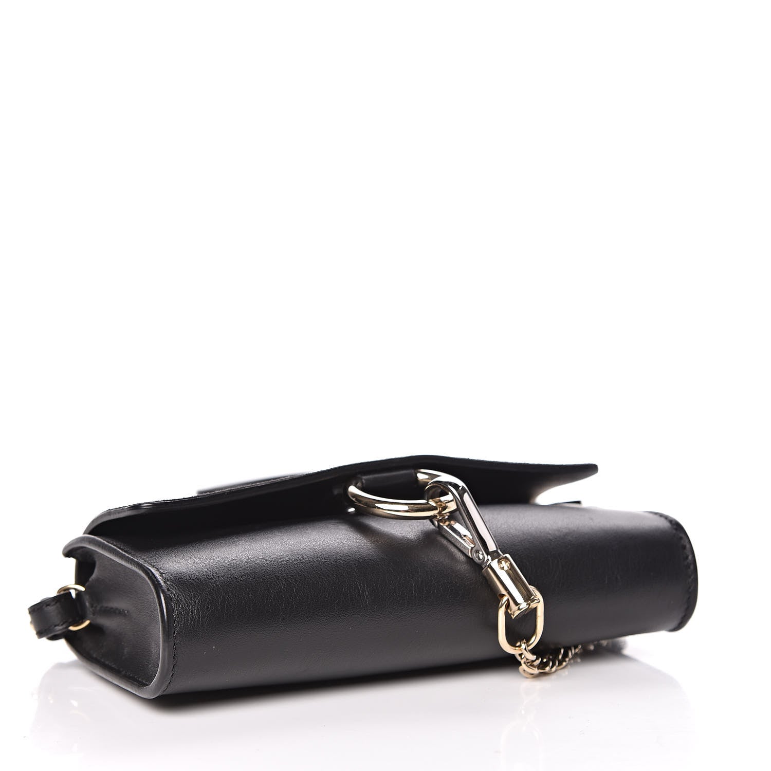 Chloe Suede Calfskin Mini Faye Shoulder Bag Black 4 of 10