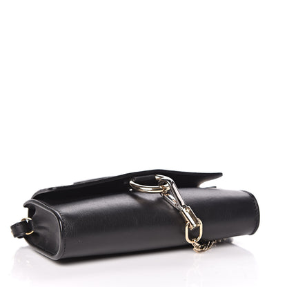 Chloe Suede Calfskin Mini Faye Shoulder Bag Black 4 of 10