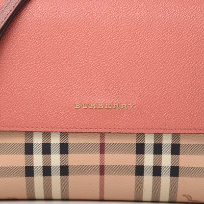 Burberry Derby Calfskin Haymarket Check Small Loxley Crossbody Cinnamon Red Multicolor 11 of 11
