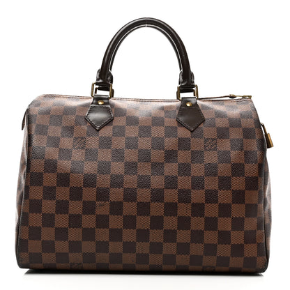 Louis Vuitton Damier Ebene Speedy 30 1 of 9
