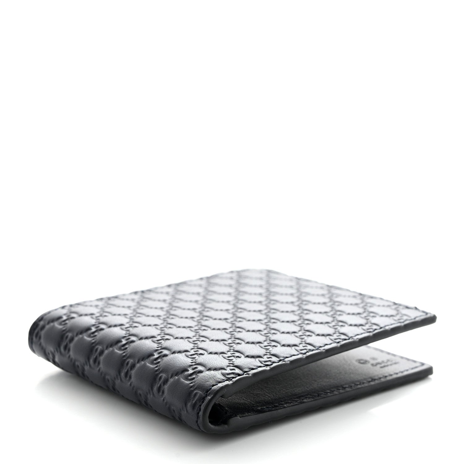 Gucci Guccissima Avel Bi-Fold Wallet Blue 4 of 7