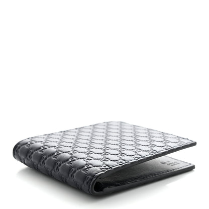 Gucci Guccissima Avel Bi-Fold Wallet Blue 4 of 7