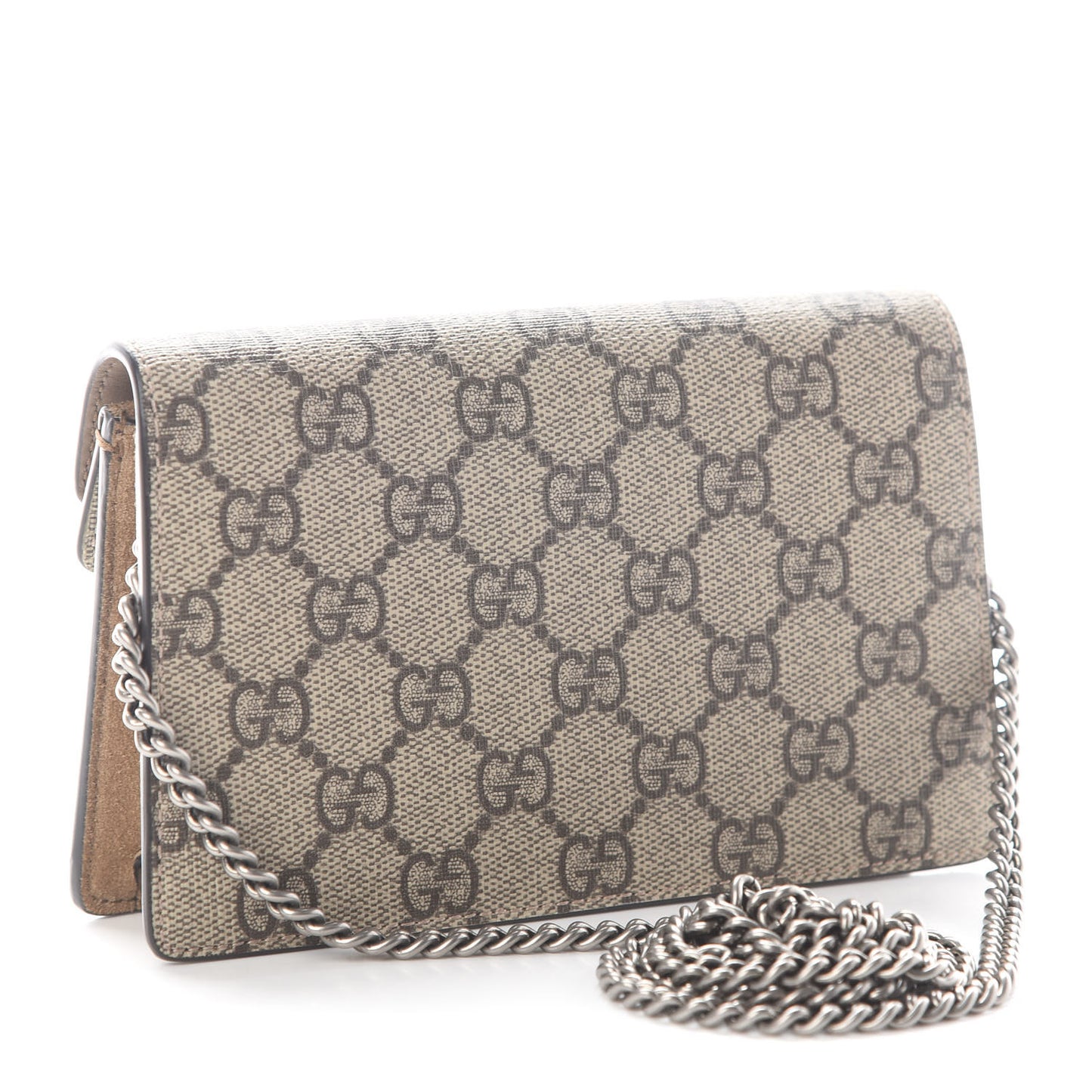 GG Supreme Monogram Super Mini Dionysus Shoulder Bag Taupe