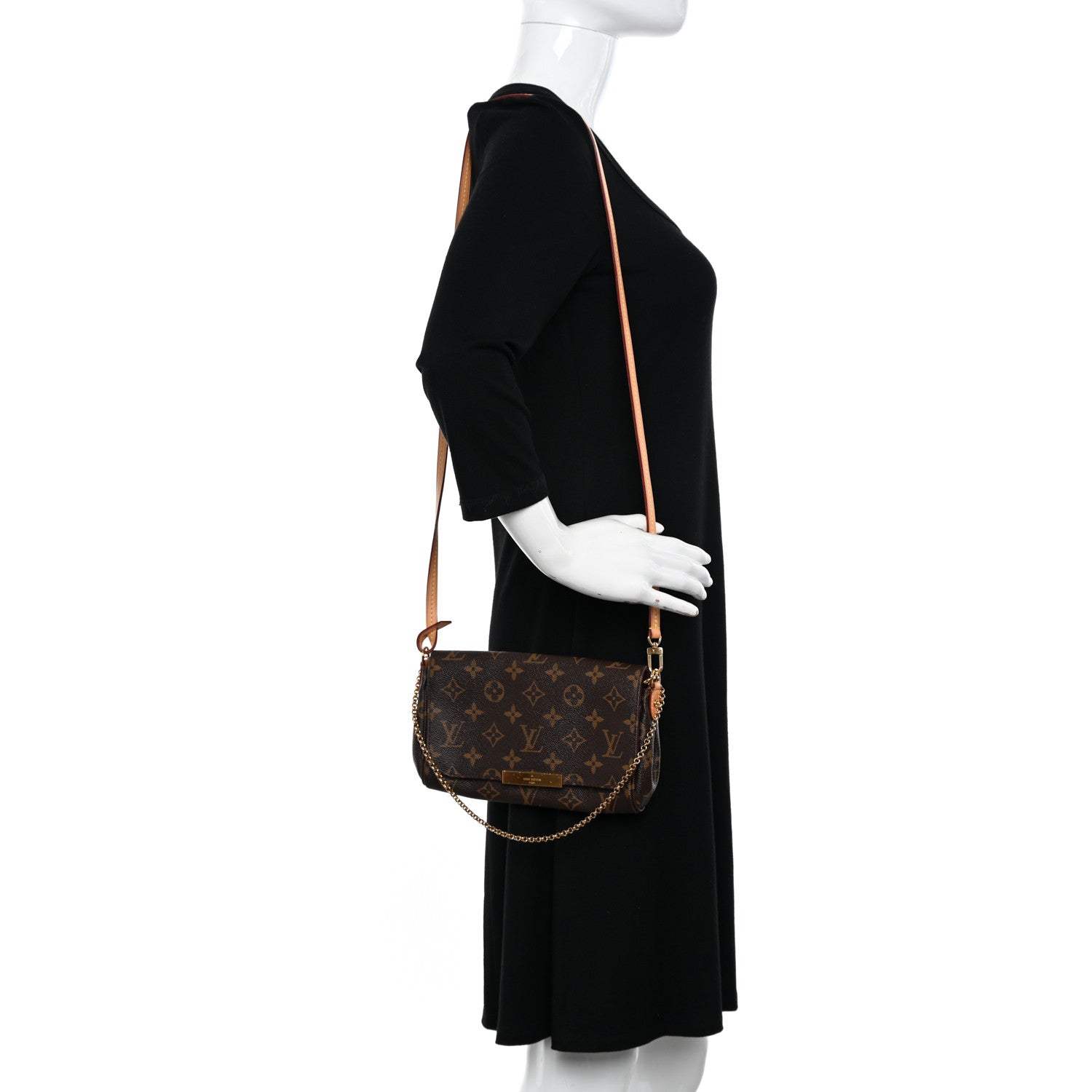 Louis Vuitton LOUIS VUITTON Monogram Favorite PM 3 of 9