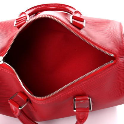Louis Vuitton Epi Speedy 25 Rouge 5 of 22