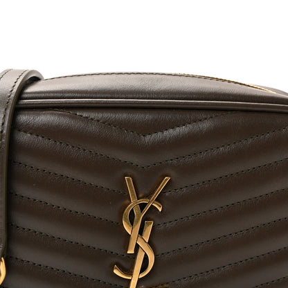 Saint Laurent Calfskin Matelasse Monogram Mini Lou Camera Bag Light Musk 8 of 10