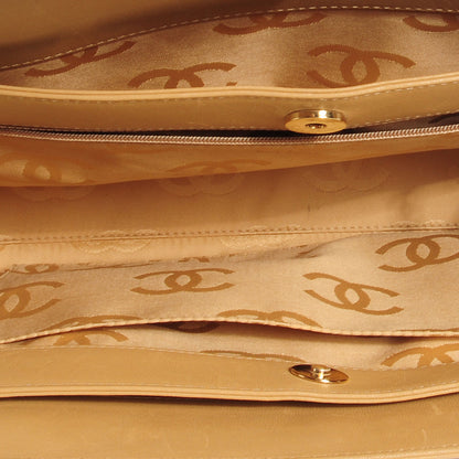 Chanel Lambskin Quilted CC Shoulder Bag Beige 4 of 7