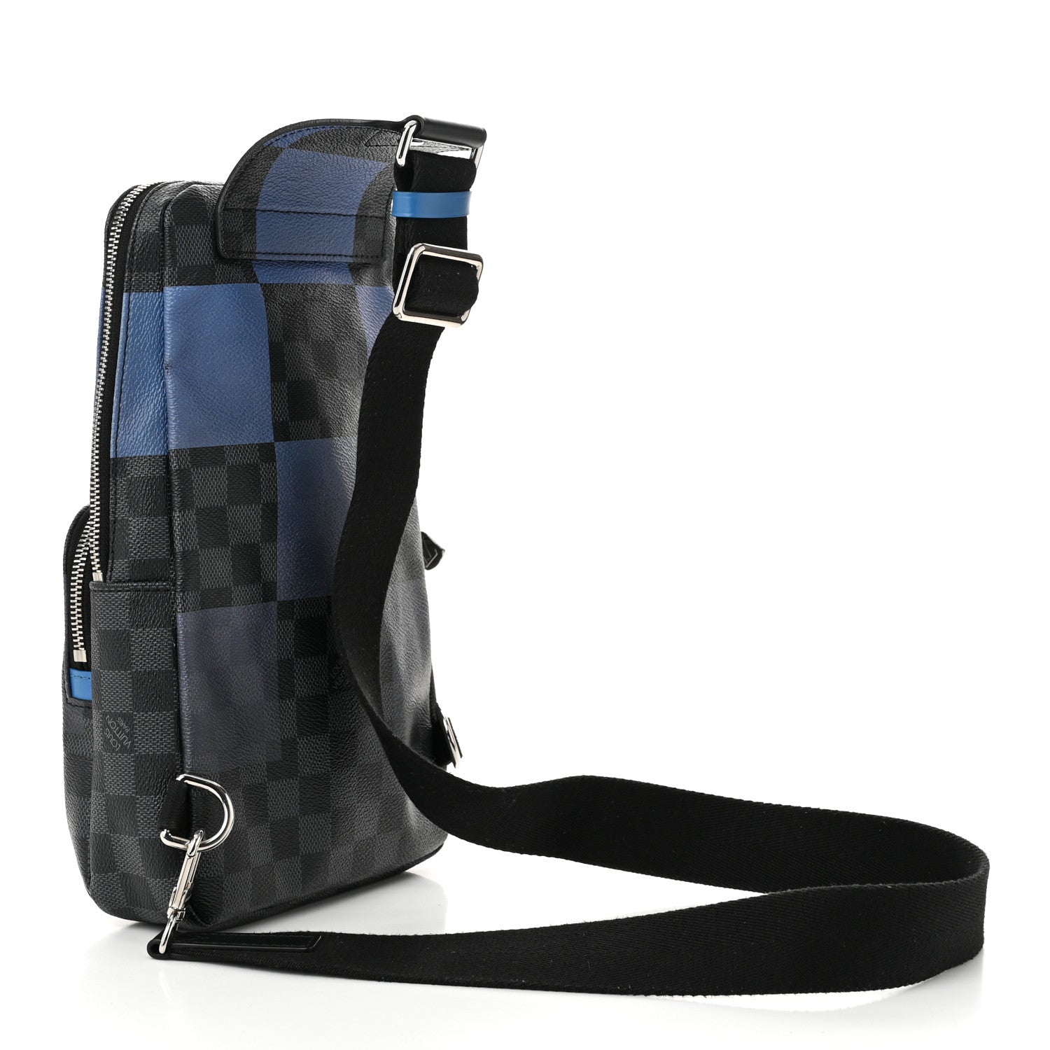 Louis Vuitton Damier Graphite Giant Avenue Sling Backpack Blue 3 of 11