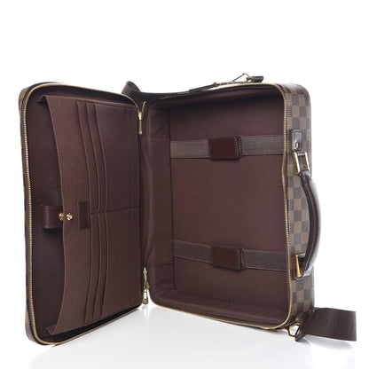 Louis Vuitton Damier Ebene Porte Ordinateur Sabana Computer Case 7 of 18