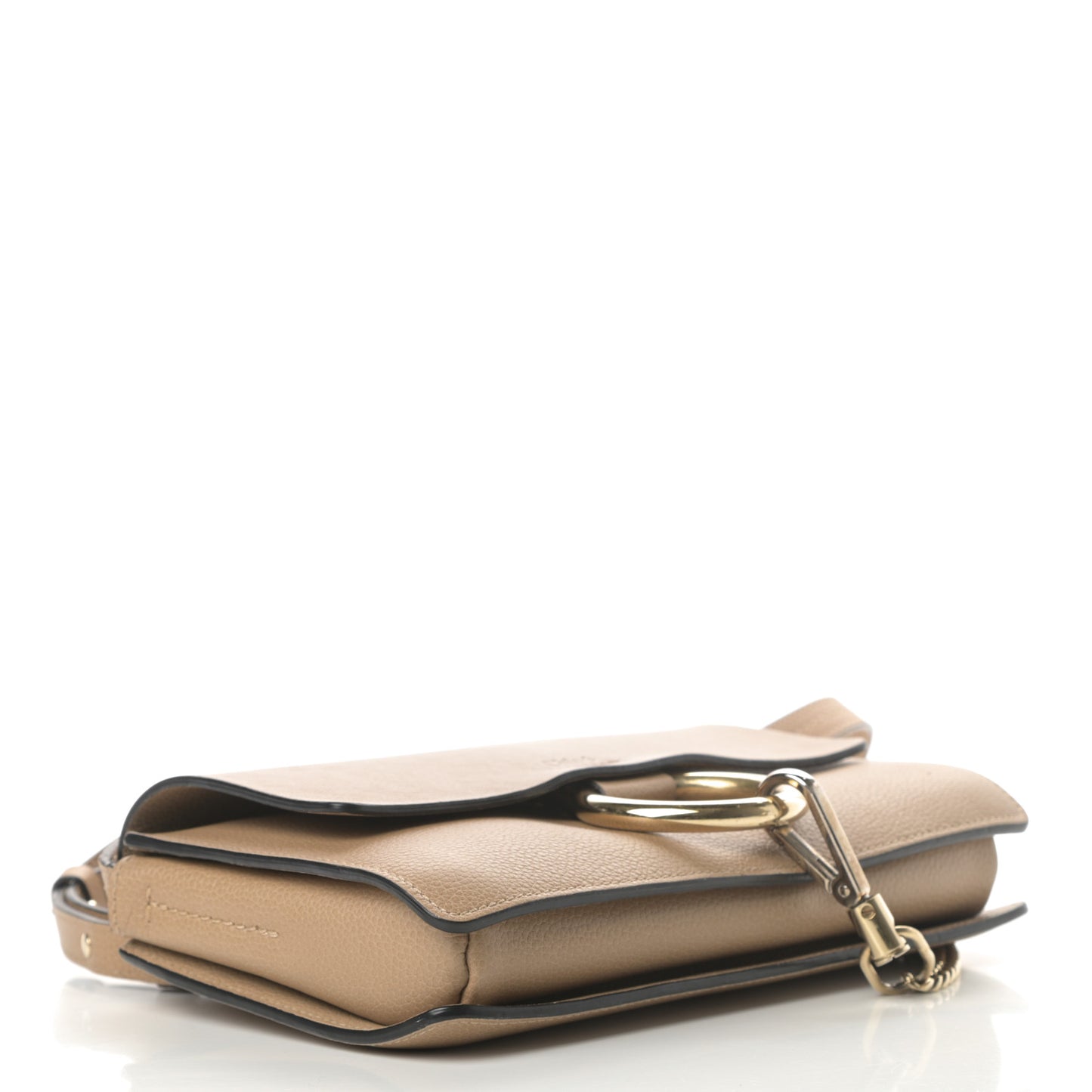 Calfskin Small Faye Shoulder Bag Blush