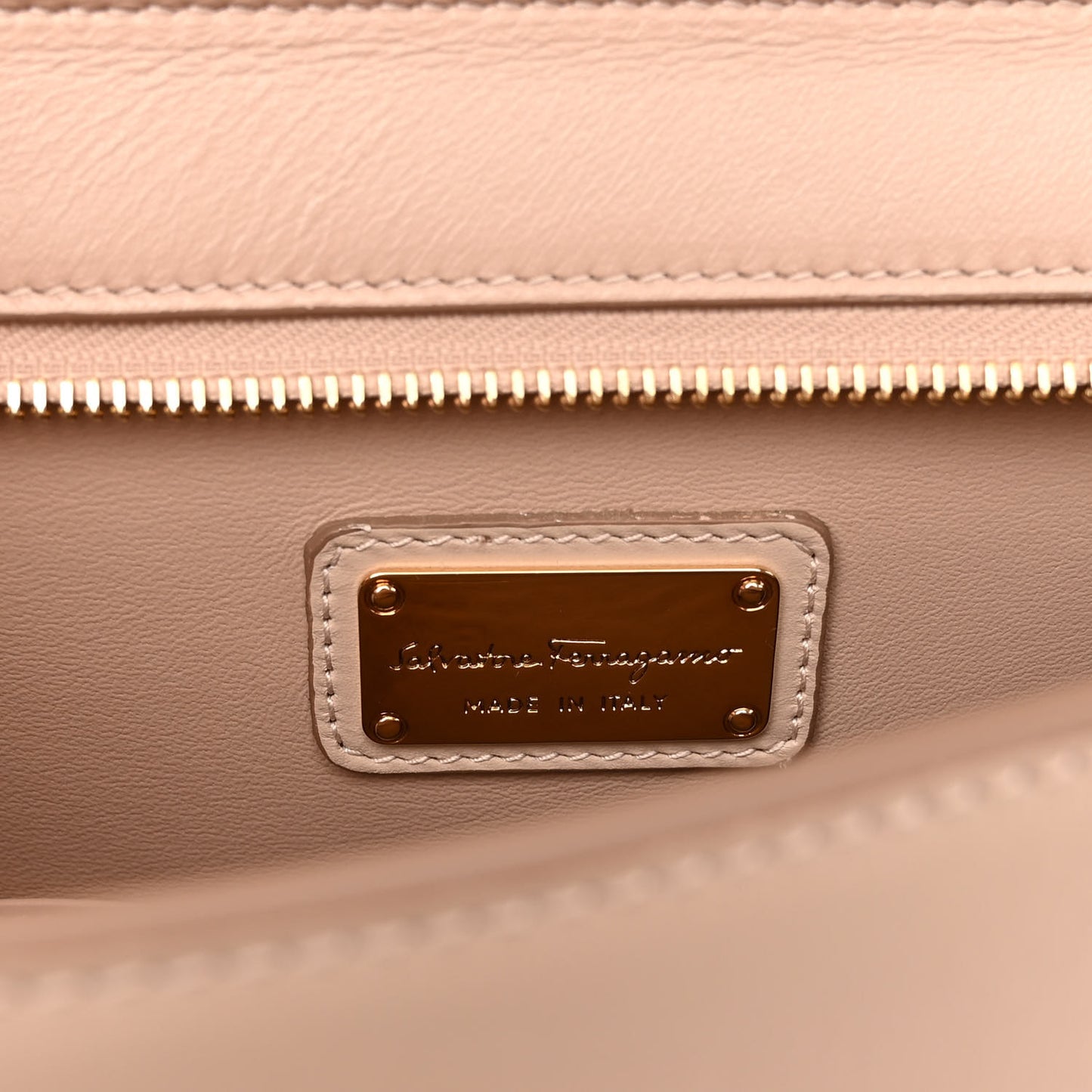 Calfskin Lizard Sofia Shoulder Bag Beige