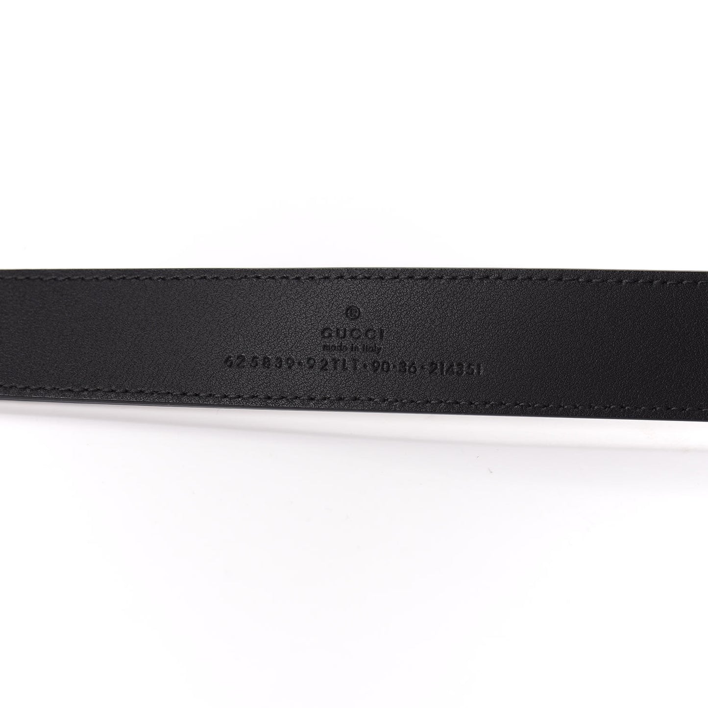 GG Supreme Monogram Matte Plutone Calfskin Double G 30mm Belt 90 36 Beige Ebony Black