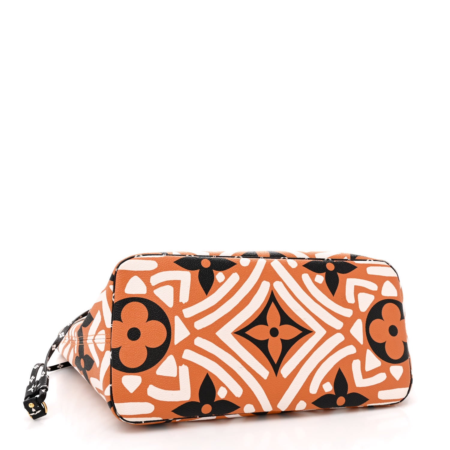 Louis Vuitton Monogram Giant Crafty Neverfull MM Creme Caramel 5 of 12