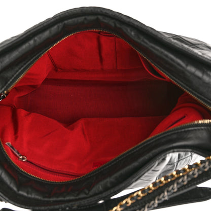 Chanel Aged Calfskin Quilted Maxi Gabrielle Hobo Black 5 of 11