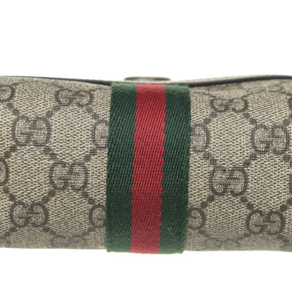 Gucci GG Supreme Monogram Web Small Ophidia Belt Bag 95 38 Dark Brown 9 of 12