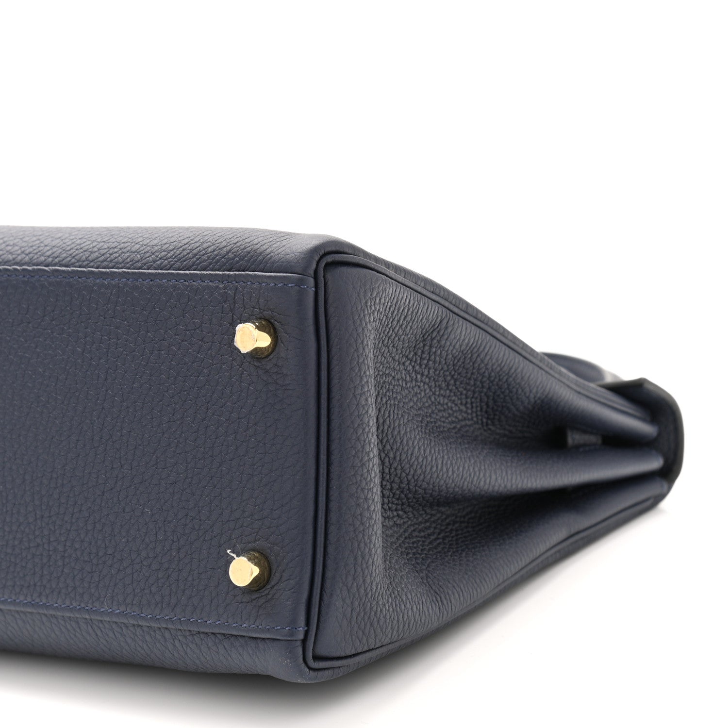 Hermes Togo Kelly Retourne 28 Bleu Nuit 10 of 11