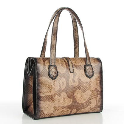 Bottega Veneta Watersnake Accordion Satchel 3 of 9