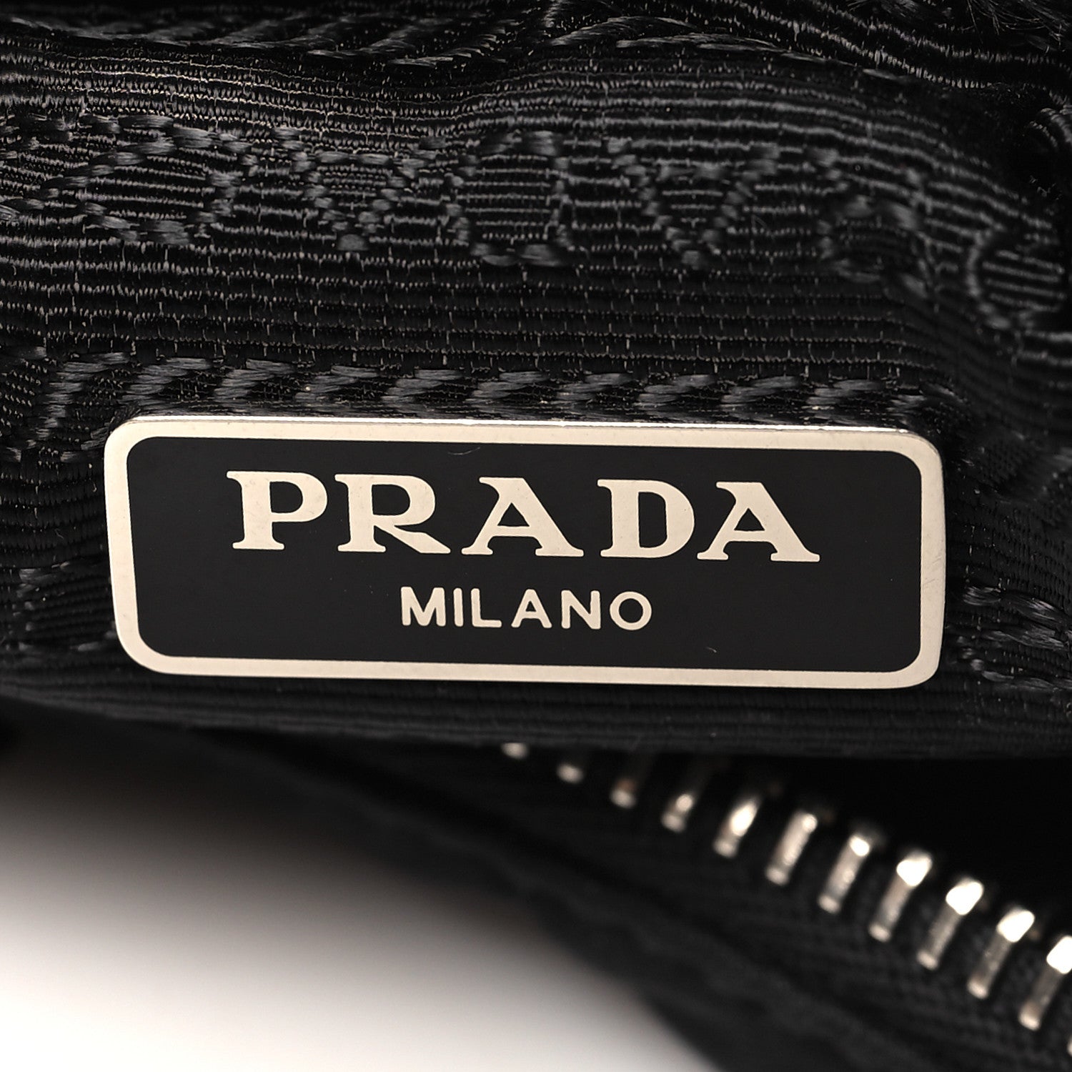 Prada Tessuto Nylon Saffiano Re-Edition 2006 Shoulder Bag Black 6 of 9
