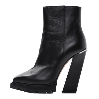 Jimmy Choo Calfskin Madra 130 Ankle Booties 37.5 Black 1 of 10