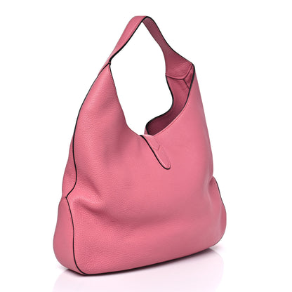 Gucci Soft Grained Calfskin Large Jackie Hobo Glossy Pink 4 of 12