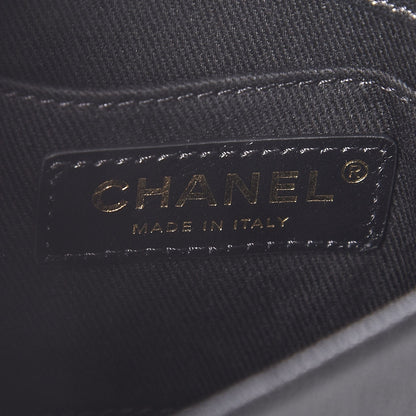 Chanel Lambskin Stitched Small Messenger Flap Black 6 of 7