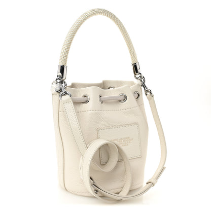 Marc Jacobs Grained Calfskin The Bucket Bag Cotton 3 of 11