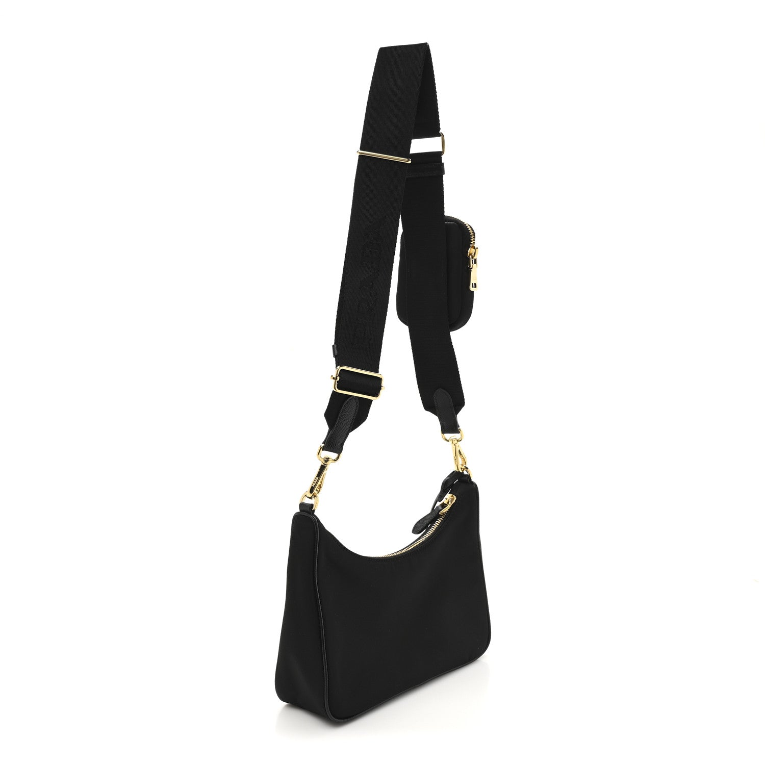 Prada Nylon Re-Edition 2005 Shoulder Bag Black 3 of 10